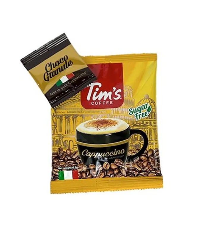 کاپوچینو رژیمی ساشه ای تیمز _ tims