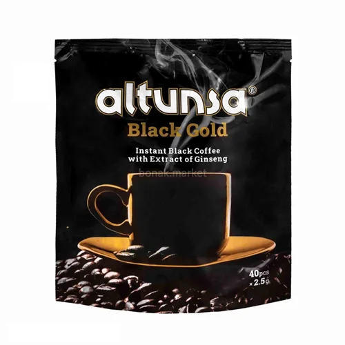 پودر قهوه آلتونسا مدل Black Gold بسته 40 عددی