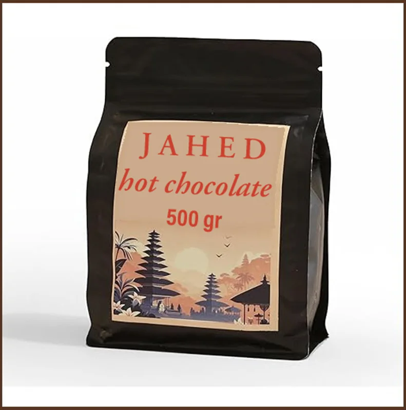 پودر هات چاکلت بسته 500 گرمی hot chocolate JAHED
