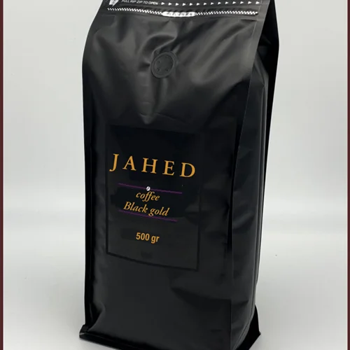 پودر قهوه بلک گلد بسته 500 گرمی coffee black gold JAHED
