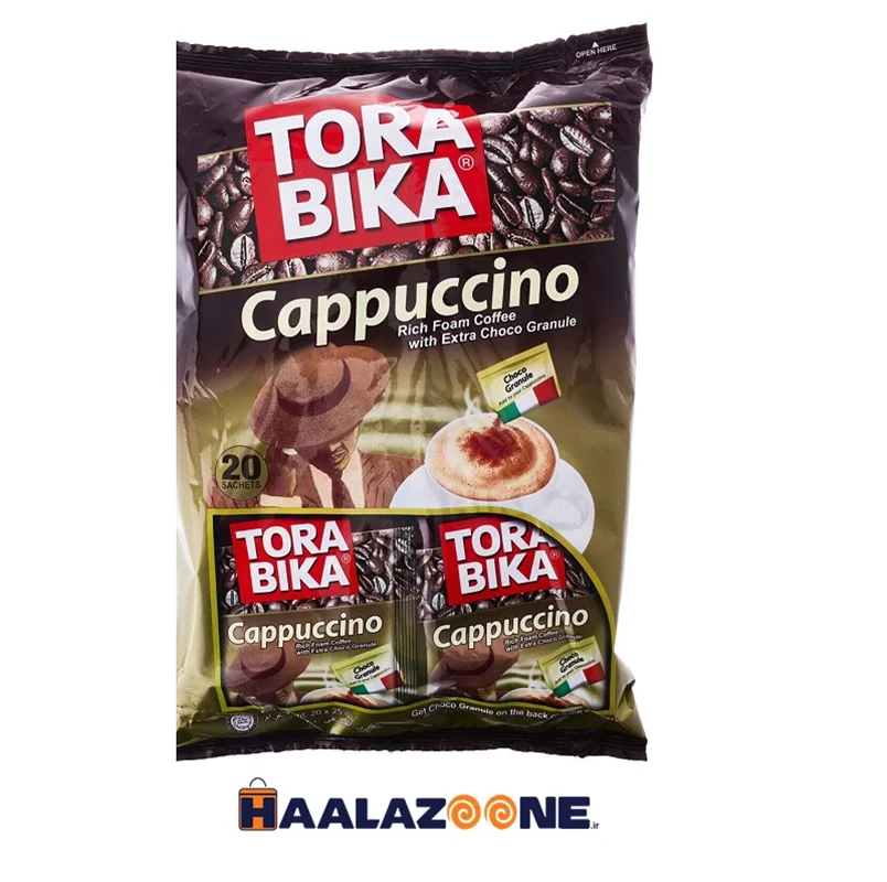 کاپوچینو تورابیکا اورجینال بسته ۲۰ عددی _ TORA BIKA