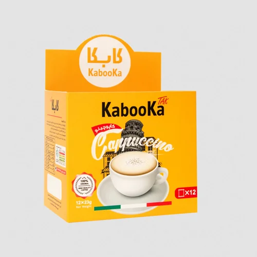 کاپوچینو کلاسیک برند کابکا (kabooka) بسته 12 عدی
