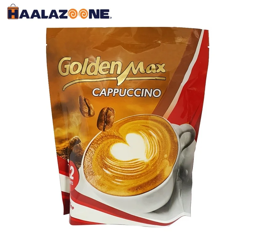 پودر کاپوچینو گلدن مکس (golden max) بسته 12 عددی